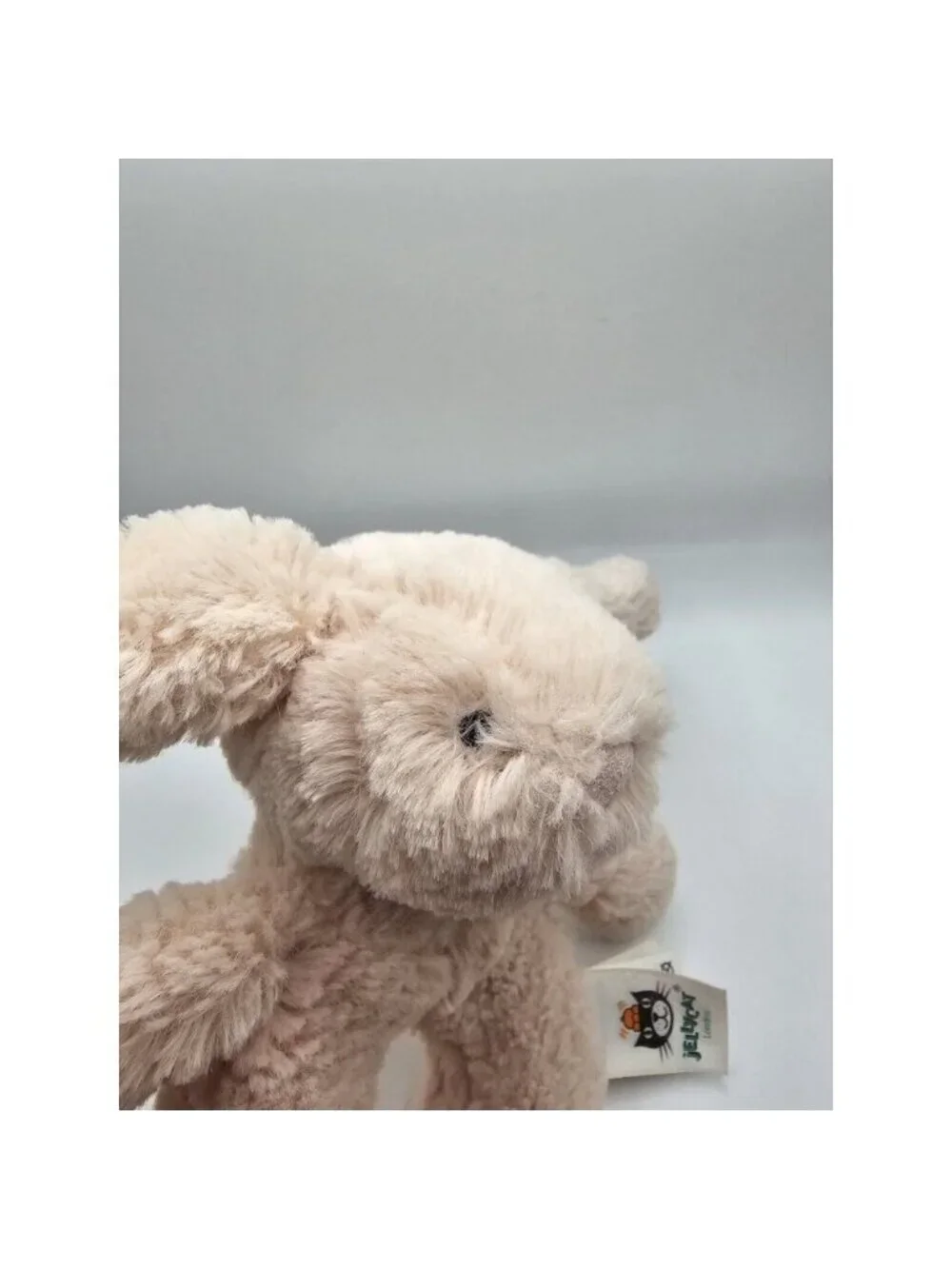 Jellycat Bashful Blush Bunny Ring Rattle Rabbit Plush Grabber Soft Baby Toy